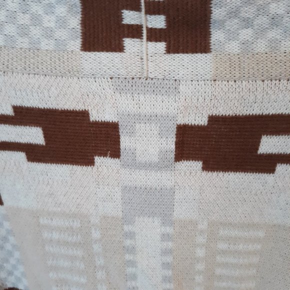 QSW Buckle Quicksilver Boho Aztec Cardigan Sweater - Picture 5 of 10